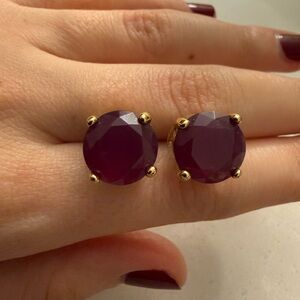 Kate Spade Purple Stud Earrings